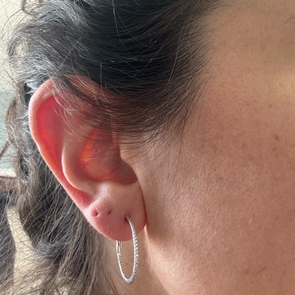 Ring Concierge Diamond Hoops (pair)